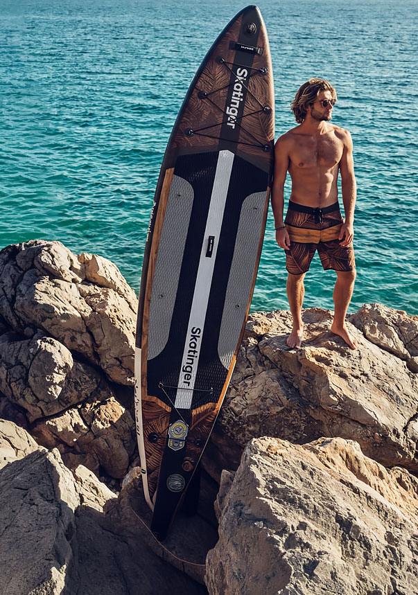 SKATINGER inflatable Touring SUP Boards for long-distance paddling, exploration and day trips
