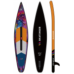 Skatinger CMYK Orange Racing SUP Board – Sharp, Bold & Unstoppable