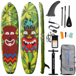 Skatinger Crazy Tribe Yoga Paddle SUP Board – Stable, Fun & Versatile