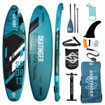 Skatinger Green Sports Yoga Paddle SUP Board – Balance, Energy & Freedom
