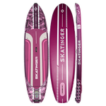 Skatinger Leafy Expedition Pink Allround Paddle SUP Board – Style, Stability & Endurance