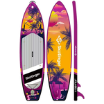 Skatinger Upgraded Sunrise Allround Paddle SUP Board – Adventure, Glide & Tropical