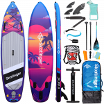 Skatinger Upgraded Sunset Allround Paddle SUP Board – Control, Flow & Endurance