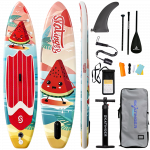 Skatinger Watermelon Allround Paddle SUP Board – Fun, Vibrant & Unique