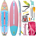 Skatinger White Night Glow Paddle SUP Board – Stability, Comfort & Relaxation