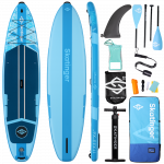 Skatinger Ice Age Blue Touring Paddle SUP Board – Calm, Clarity & Control