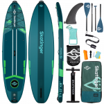Skatinger Ice Age Green Touring Paddle SUP Board – Dynamic, Stable & Adventurous