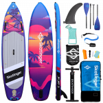 Skatinger Sunset Allround Paddle SUP Board – Balance, Speed & Freedom