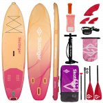 Skatinger Wave Yellow Allround Paddle SUP Board – Stylish, Balance & Safe