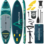 Skatinger Fishing Green Touring Paddle SUP Board – Rugged, Stable & Exploratory
