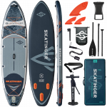 Skatinger Fishing Grey Touring Paddle SUP Board – Stable, Versatile & Adventurous