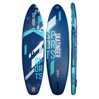 Skatinger Blue Sports Yoga Paddle SUP Board – Fitness, Versatility & Stability
