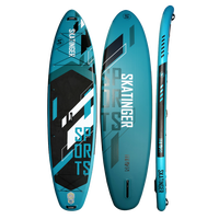 Skatinger Green Sports Yoga Paddle SUP Board – Balance, Energy & Freedom