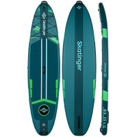 Skatinger Ice Age Green Touring Paddle SUP Board – Dynamic, Stable & Adventurous