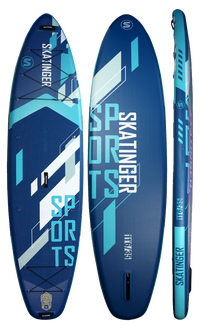 Skatinger Blue Sports Yoga Paddle SUP Board – Fitness, Versatility & Stability