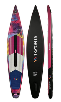 Skatinger CMYK Pink Racing SUP Board – Vivid, Fast & Expressive