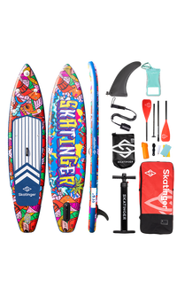 Skatinger Graffiti Red Touring Paddle SUP Board – Urban, Color & Performance
