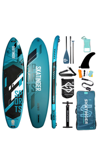 Skatinger Green Sports Yoga Paddle SUP Board – Balance, Energy & Freedom