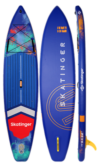 Skatinger Interstellar Blue Touring Paddle SUP Board – Stability, Style & Versatility
