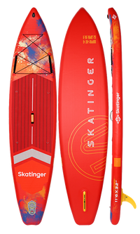Skatinger Interstellar Red Touring Paddle SUP Board – Energy, Style & Performance