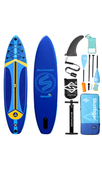 Skatinger Plans Blue Touring Paddle SUP Board – Performance, Comfort & Exploration