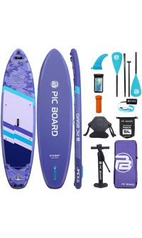 Skatinger Camouflage Purple Allround Paddle SUP Board – Stylish, Balanced & Versatile