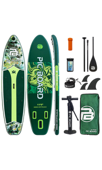 Skatinger Green Fantasy Allround Paddle SUP Board – Stable, Fast & Versatile