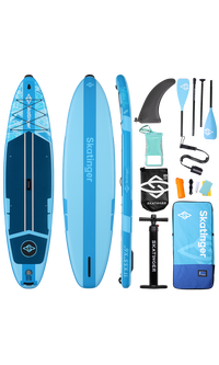 Skatinger Ice Age Blue Touring Paddle SUP Board – Calm, Clarity & Control