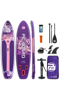 Skatinger Purple Fantasy Allround Paddle SUP Board – Stable, Smooth & Eye-Catching