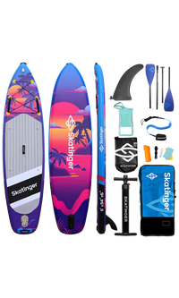 Skatinger Sunset Allround Paddle SUP Board – Balance, Speed & Freedom