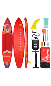 Skatinger Magma Red Allround Paddle SUP Board – Flow, Performance & Energy