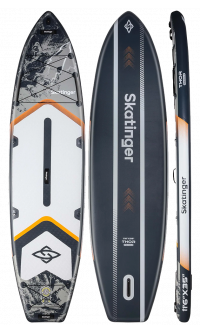 Skatinger Thor Grey Allround Paddle SUP Board – Wide, Stable & Powerful
