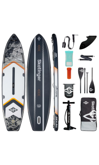 Skatinger Thor Grey Allround Paddle SUP Board – Wide, Stable & Powerful