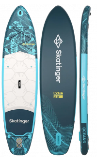 Skatinger Turtle Allround Paddle SUP Board – Durability, Comfort & Unique