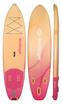 Skatinger Wave Yellow Allround Paddle SUP Board – Stylish, Balance & Safe