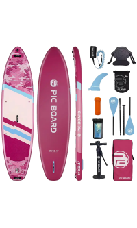Skatinger Camouflage Pink Allround Paddle SUP Board – Style, Stability & Fun