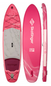 Skatinger Seahorse Pink Touring Paddle SUP Board – Grace, Comfort & Freedom