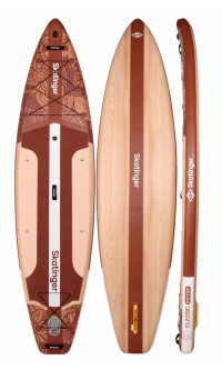 Skatinger Waverider Light Brown Touring Paddle SUP Board – Natural, Smooth & Timeless