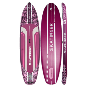 Skatinger Leafy Expedition Pink Allround Paddle SUP Board – Style, Stability & Endurance