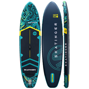 Skatinger Prana Dark Blue Allround Paddle SUP Board – Grip, Stability & Confidence