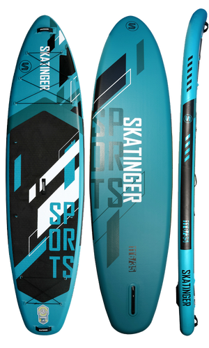Skatinger Green Sports Yoga Paddle SUP Board – Balance, Energy & Freedom