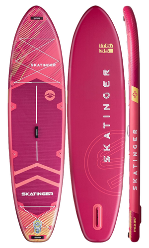 Skatinger Prana Red Allround Paddle SUP Board – Strength, Balance & Endurance