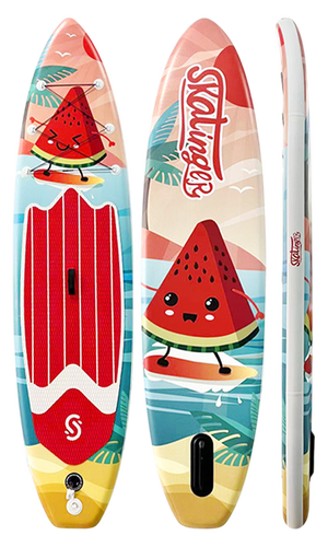 Skatinger Watermelon Allround Paddle SUP Board – Fun, Vibrant & Unique