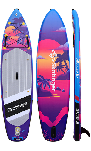 Skatinger Sunset Allround Paddle SUP Board – Balance, Speed & Freedom