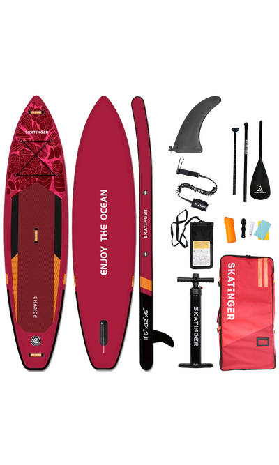 Skatinger Chance Red Allround Paddle SUP Board – Agile, Bold & Reliable