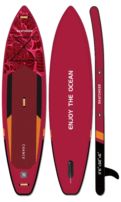 Skatinger Chance Red Allround Paddle SUP Board – Agile, Bold & Reliable
