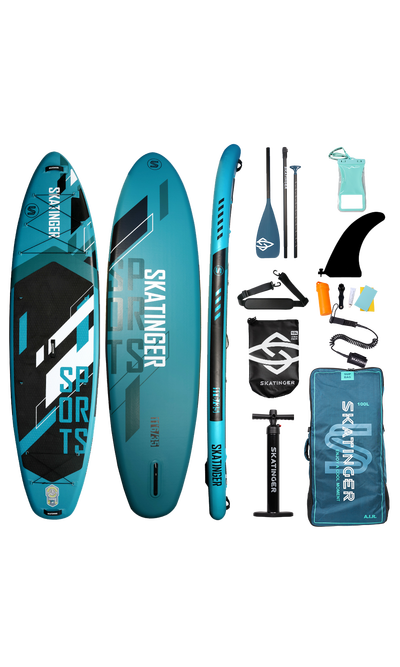 Skatinger Green Sports Yoga Paddle SUP Board – Balance, Energy & Freedom