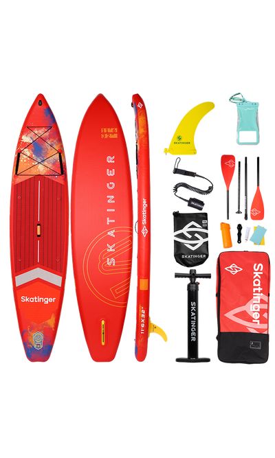 Skatinger Interstellar Red Touring Paddle SUP Board – Energy, Style & Performance