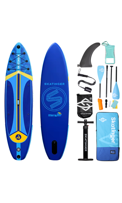 Skatinger Plans Blue Touring Paddle SUP Board – Performance, Comfort & Exploration