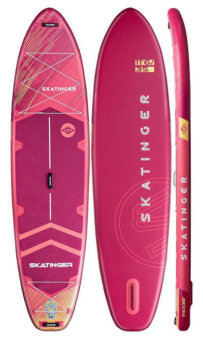 Skatinger Prana Red Allround Paddle SUP Board – Strength, Balance & Endurance